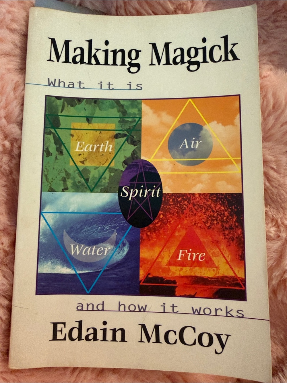 Making Magick by Edain McCoy - White Cover with Element Artwork